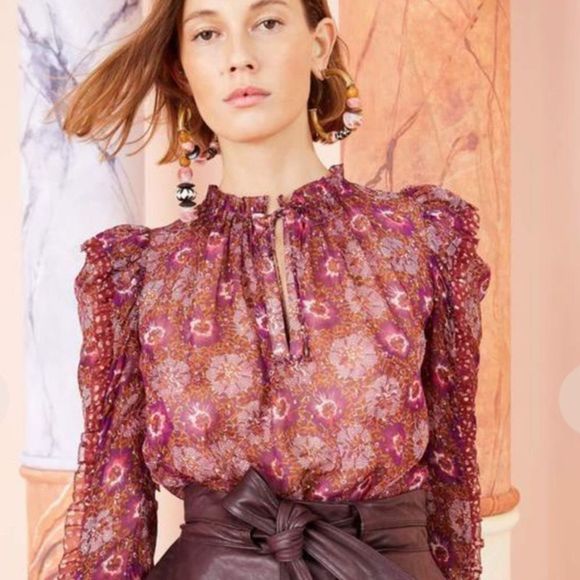 Ulla Johnson Marilla Blouse 205/069 - Picture 4 of 16